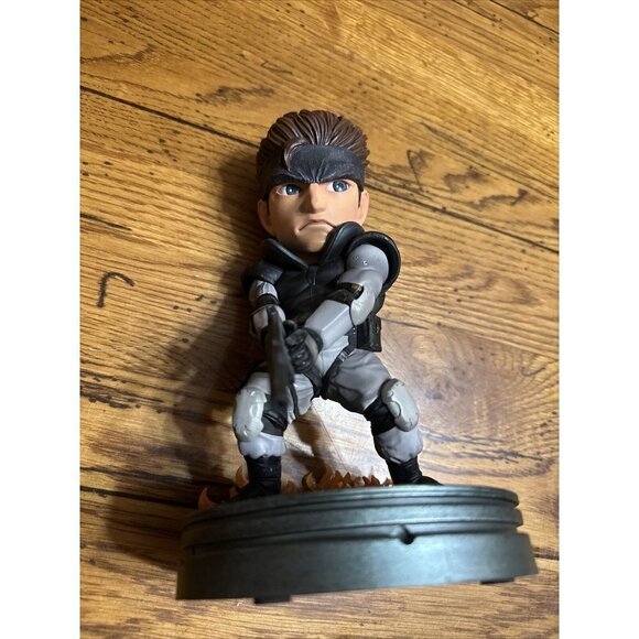 Metal Gear Solid SOLID SNAKE SD 8" PVC Painted Statue - Picture 1 of 6